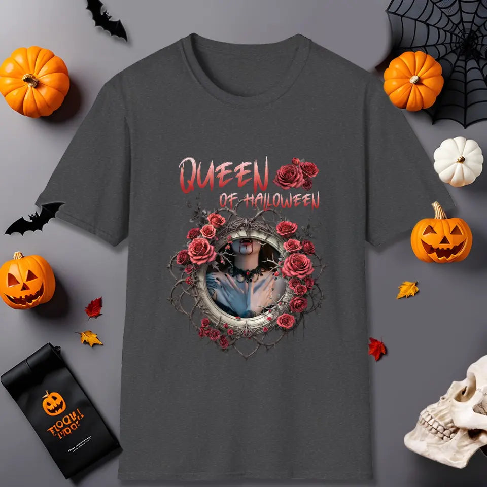 Queen Of Halloween - Custom Photo - Personalized Gifts For Mom - Sweater