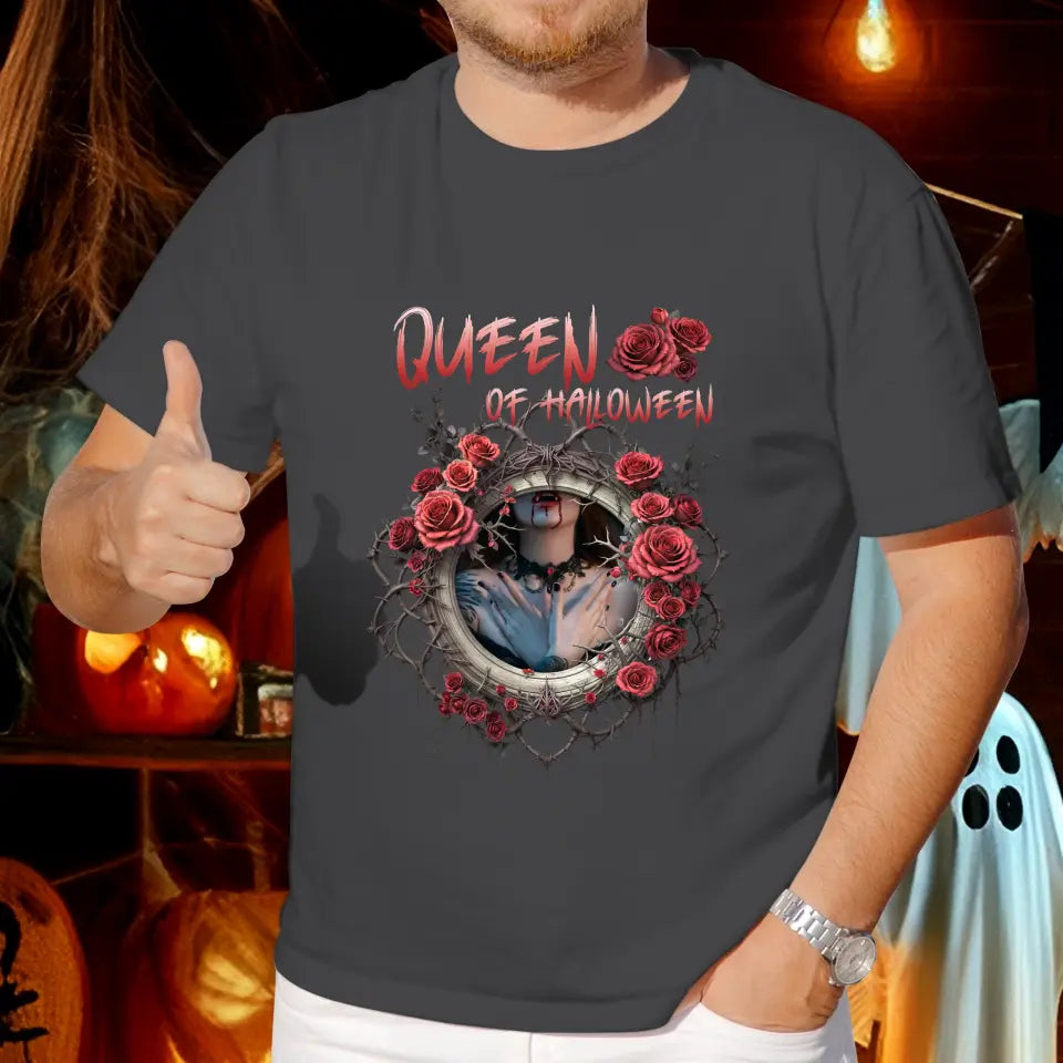 Queen Of Halloween - Custom Photo - Personalized Gifts For Mom - Sweater