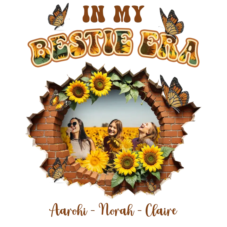 In My Bestie Era - Custom Photo - Personalized Gifts For Bestie - T-Shirt