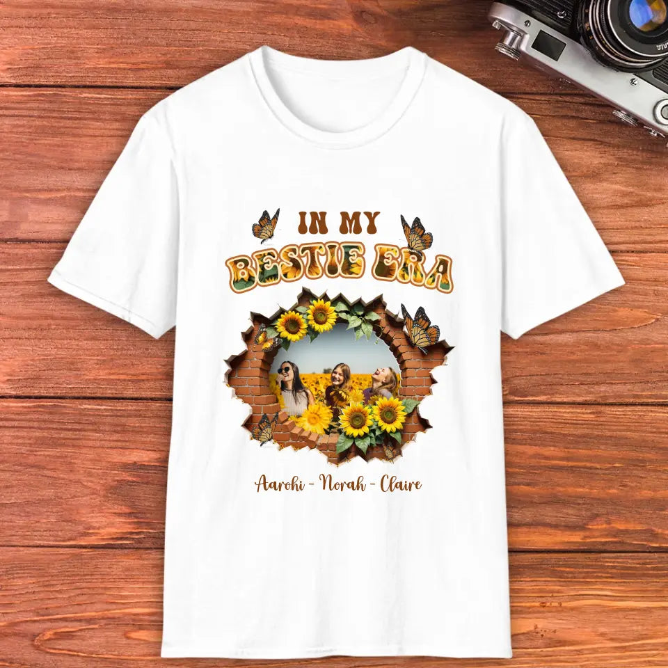 In My Bestie Era - Custom Photo - Personalized Gifts For Bestie - T-Shirt