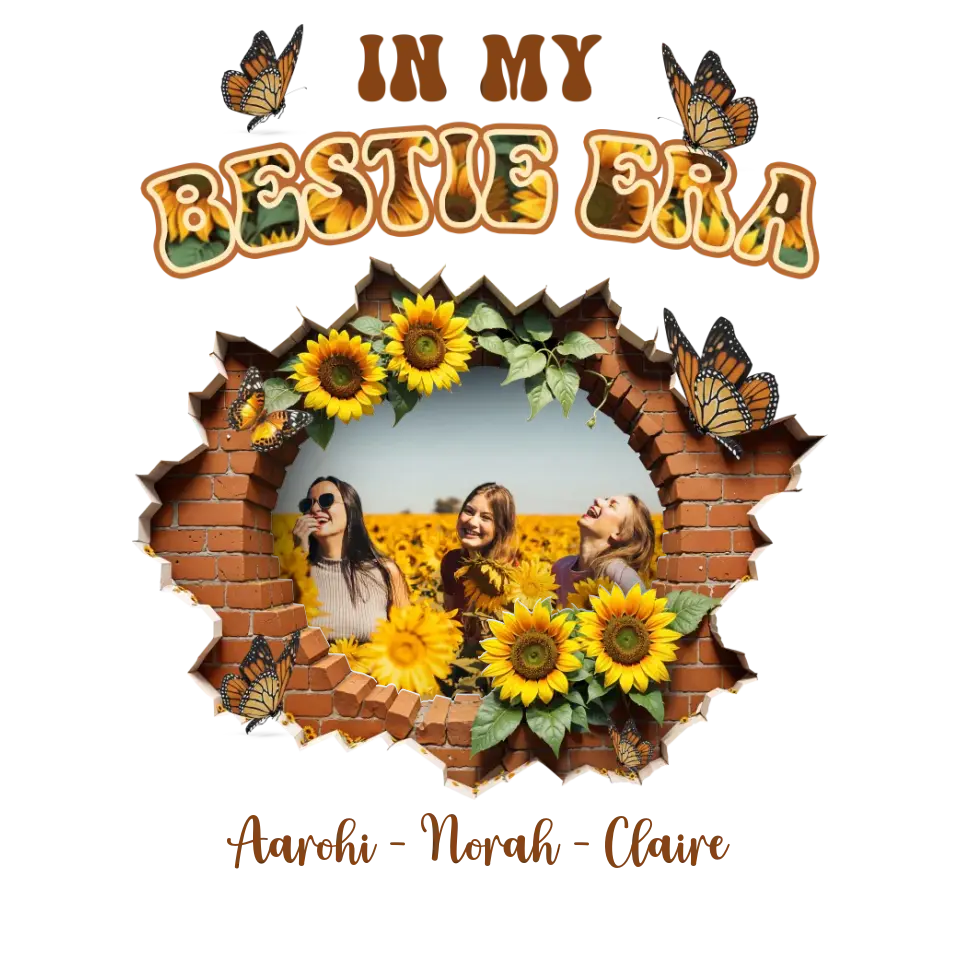 In My Bestie Era - Custom Photo - Personalized Gifts For Bestie - T-Shirt