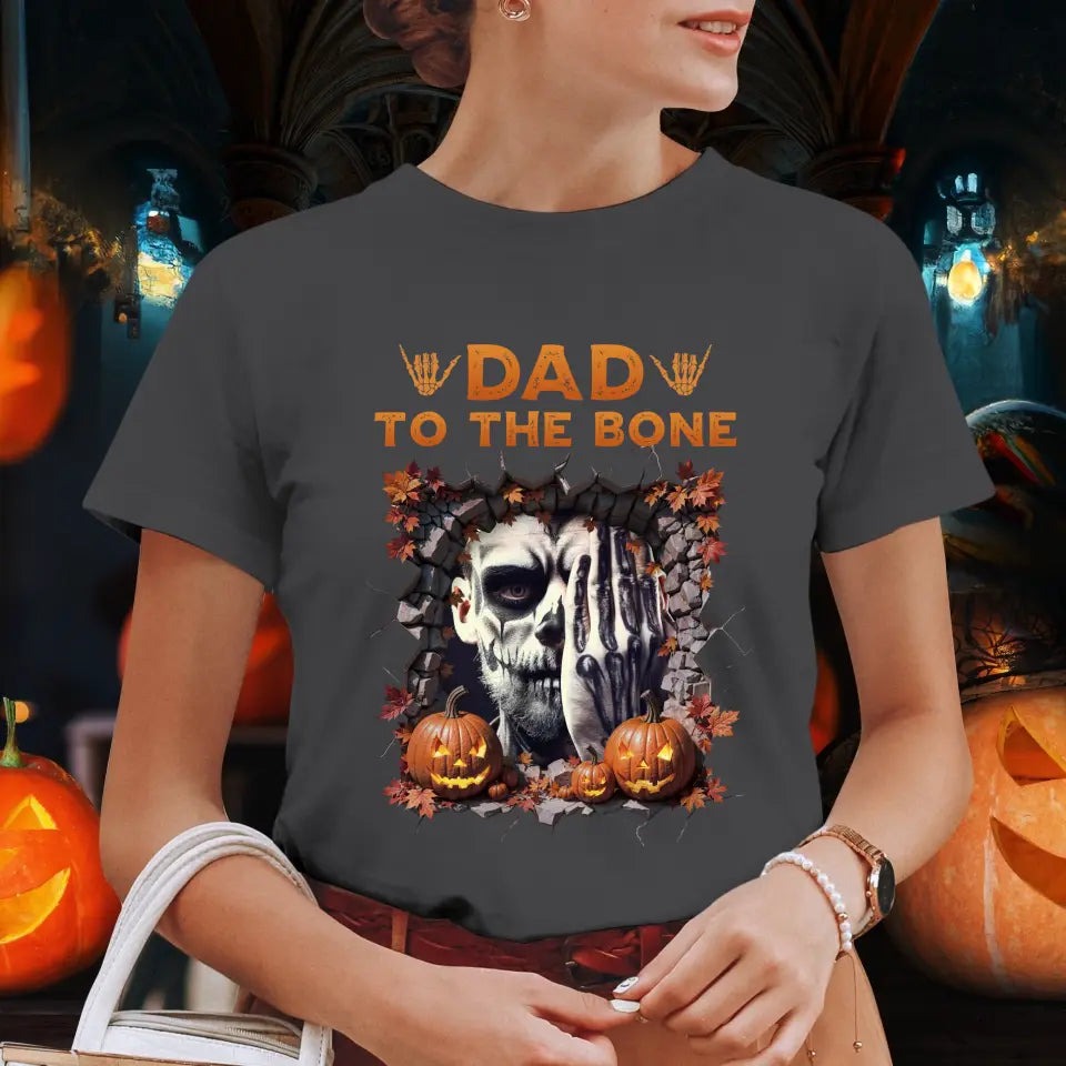 Dad To The Bone - Custom Photo - Personalized Gifts For Dad - Sweater