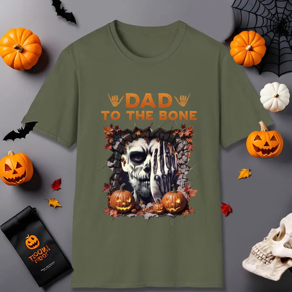 Dad To The Bone - Custom Photo - Personalized Gifts For Dad - Sweater