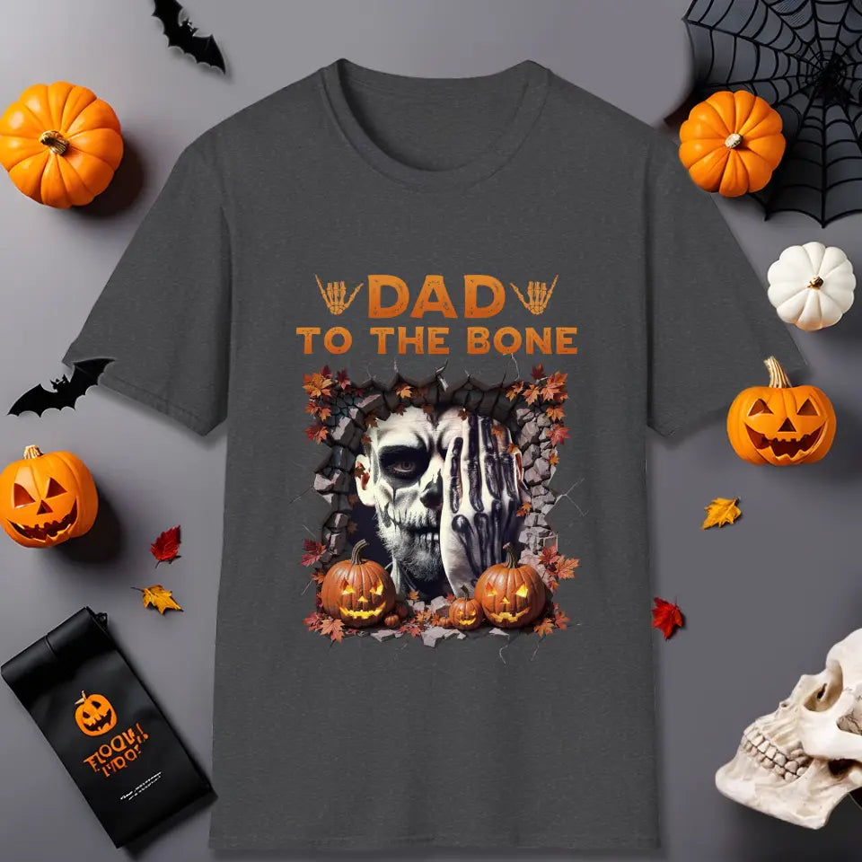 Dad To The Bone - Custom Photo - Personalized Gifts For Dad - Sweater