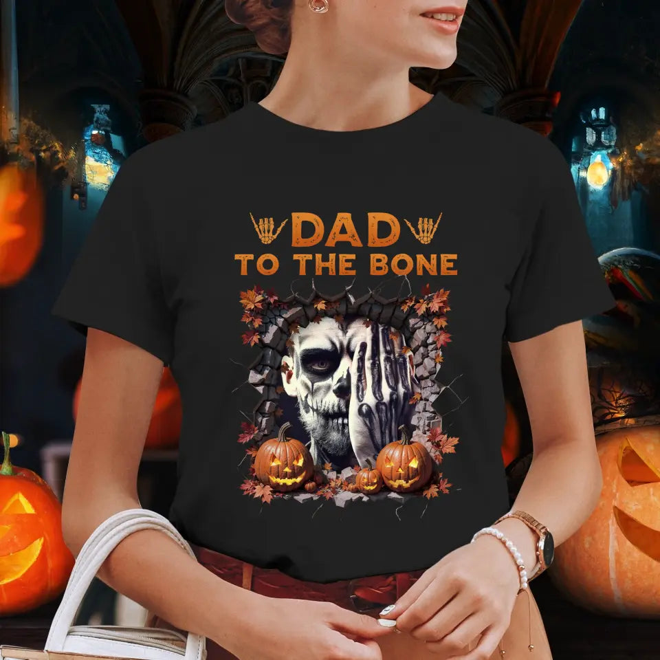 Dad To The Bone - Custom Photo - Personalized Gifts For Dad - Sweater