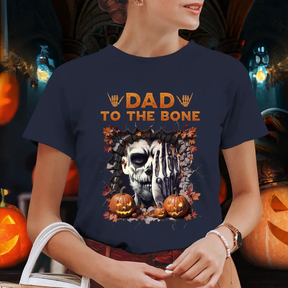 Dad To The Bone - Custom Photo - Personalized Gifts For Dad - Sweater