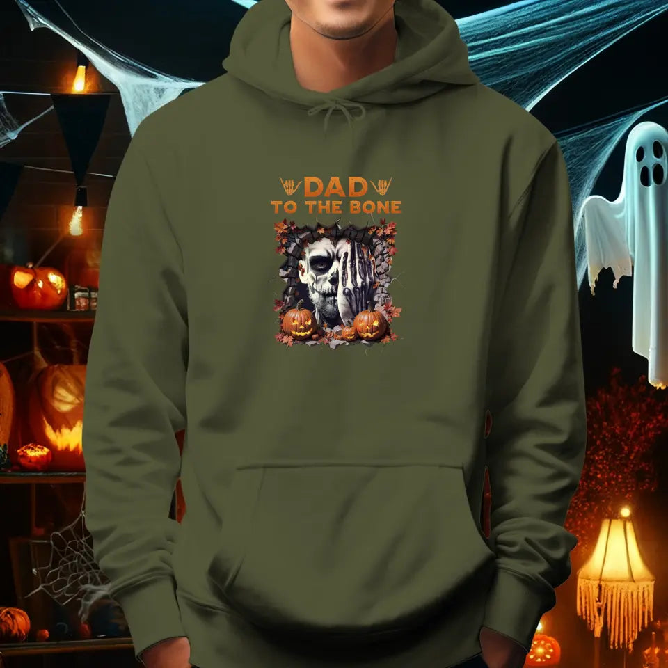 Dad To The Bone - Custom Photo - Personalized Gifts For Dad - Sweater