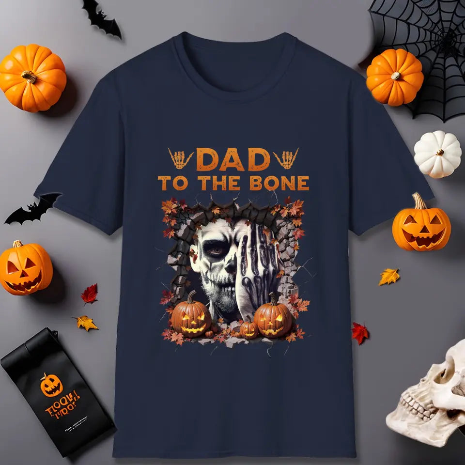 Dad To The Bone - Custom Photo - Personalized Gifts For Dad - Hoodie