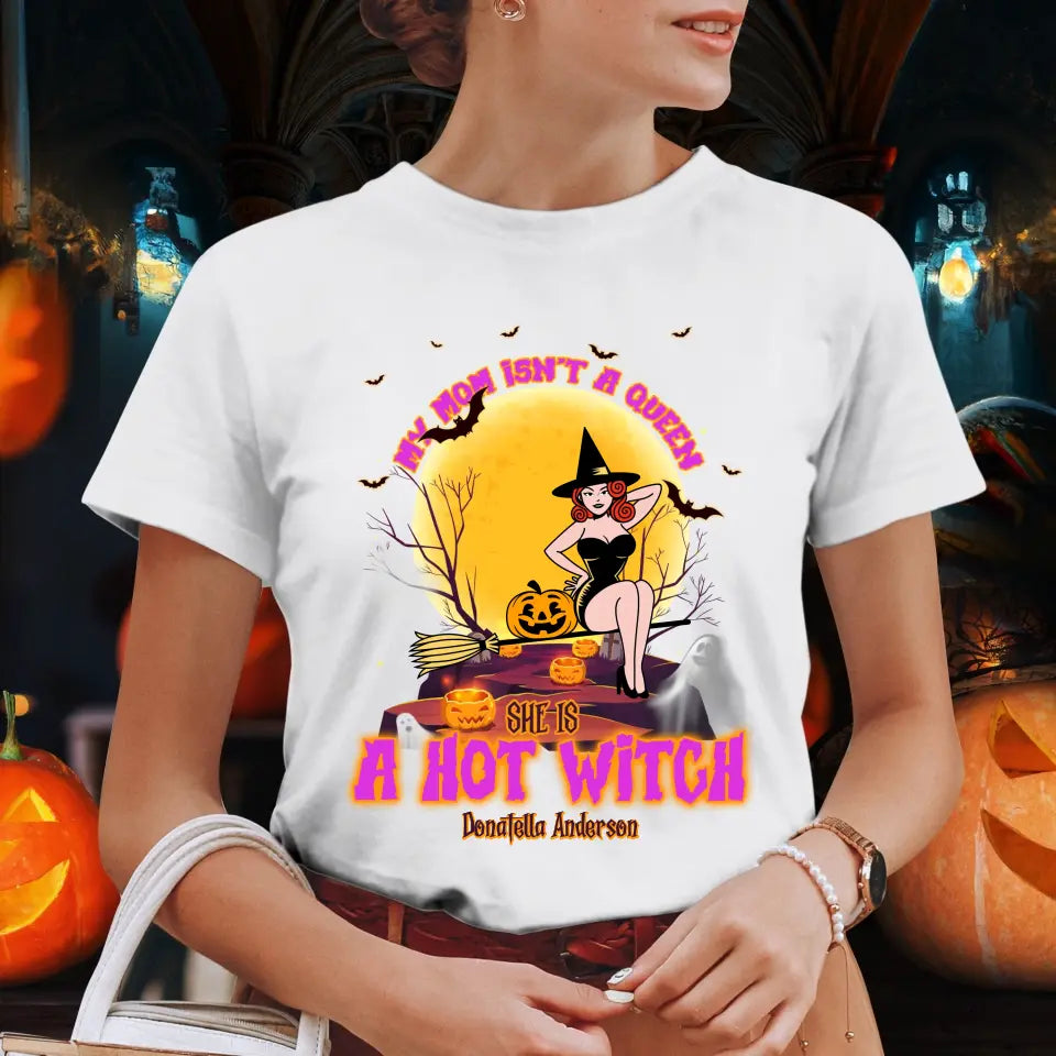 My Mom Is A Hot Witch - Custom Name - Personalized Gifts For Mom - Sweater