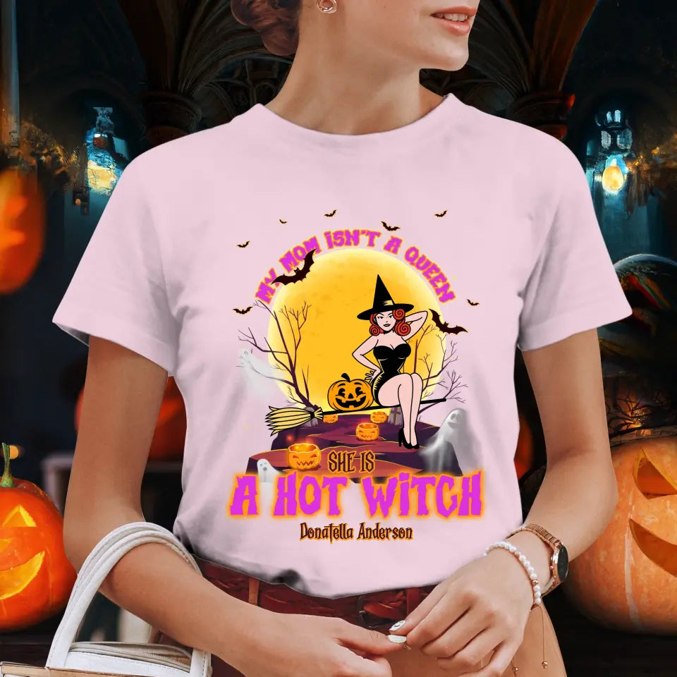 My Mom Is A Hot Witch - Custom Name - Personalized Gifts For Mom - Sweater