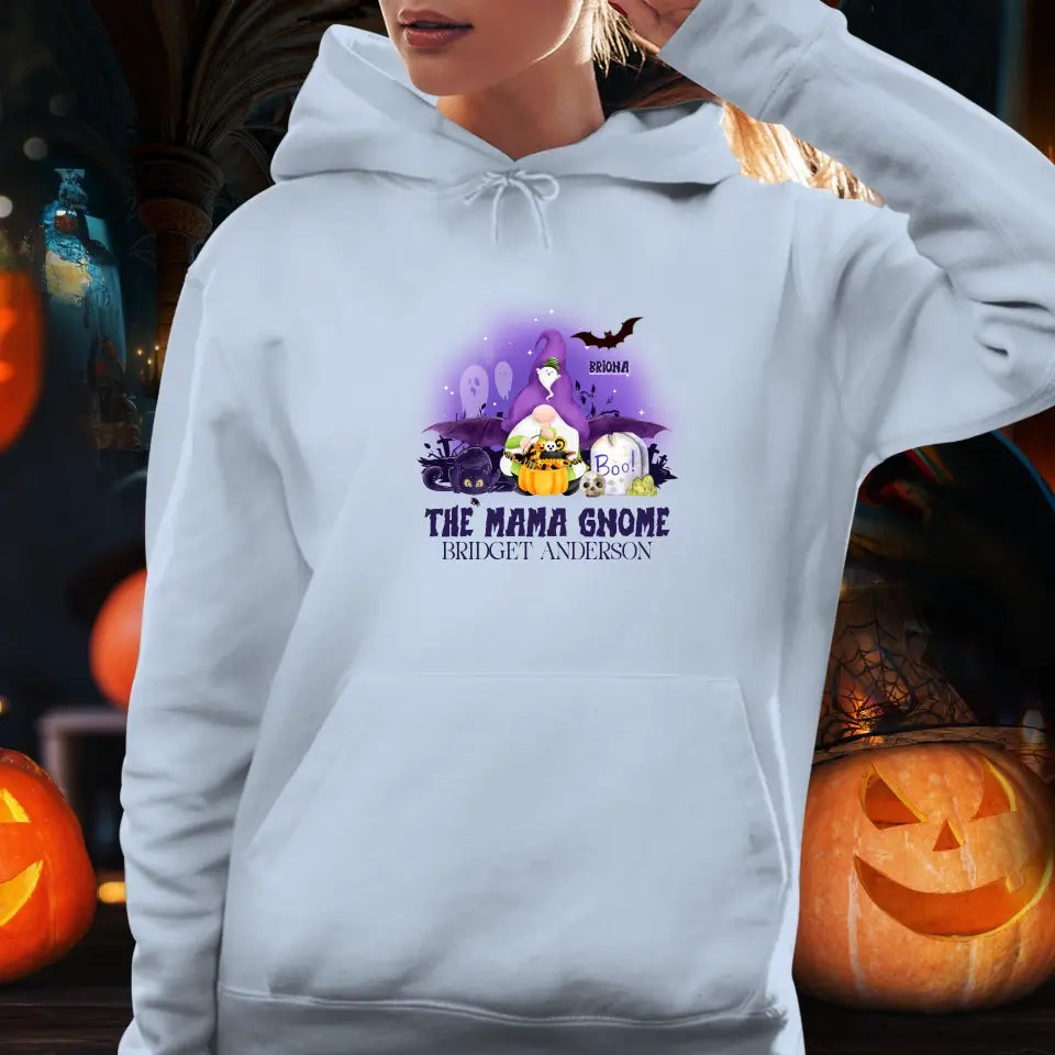 The Mama Gnome - Custom Name - Personalized Gifts For Mom - T-Shirt