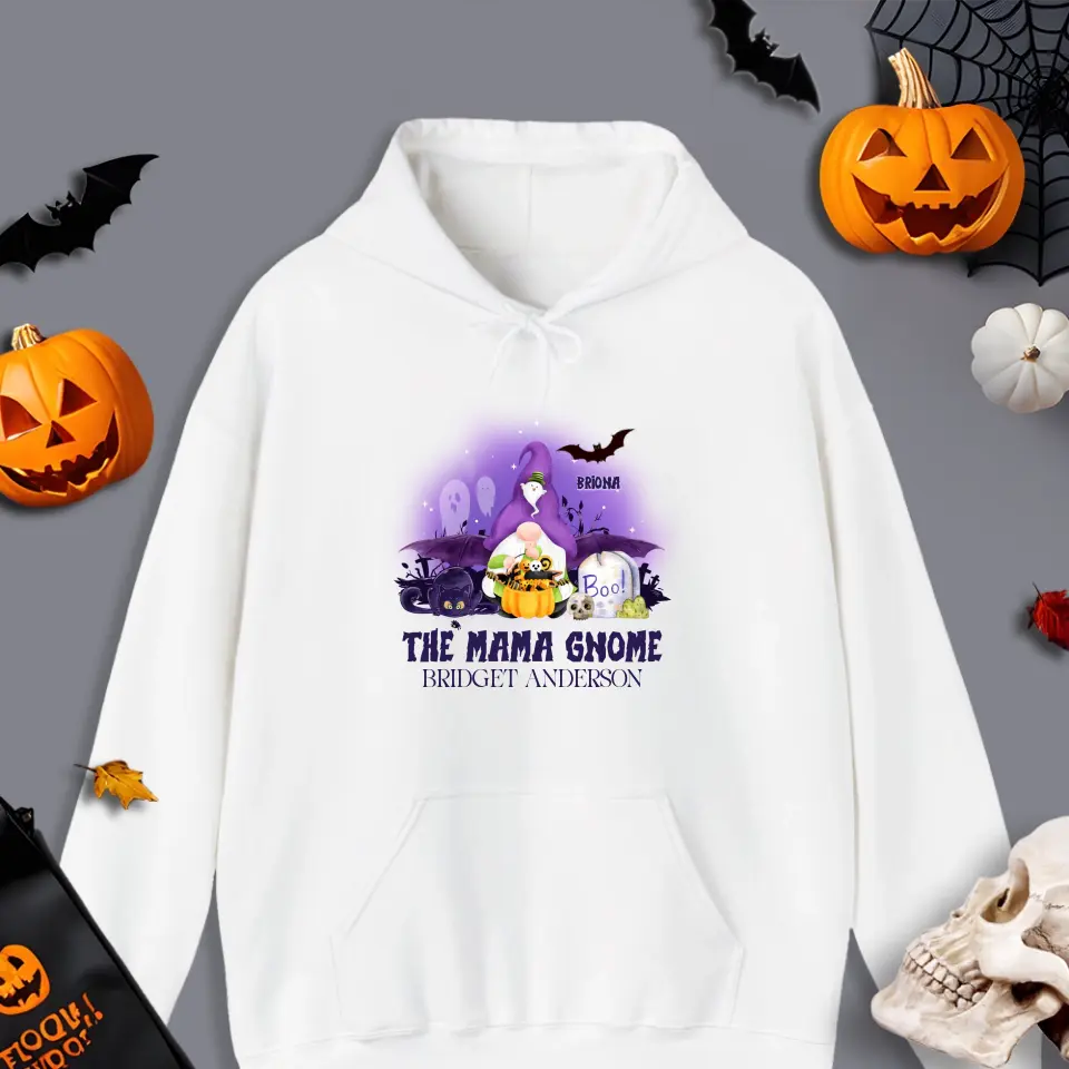 The Mama Gnome - Custom Name - Personalized Gifts For Mom - T-Shirt