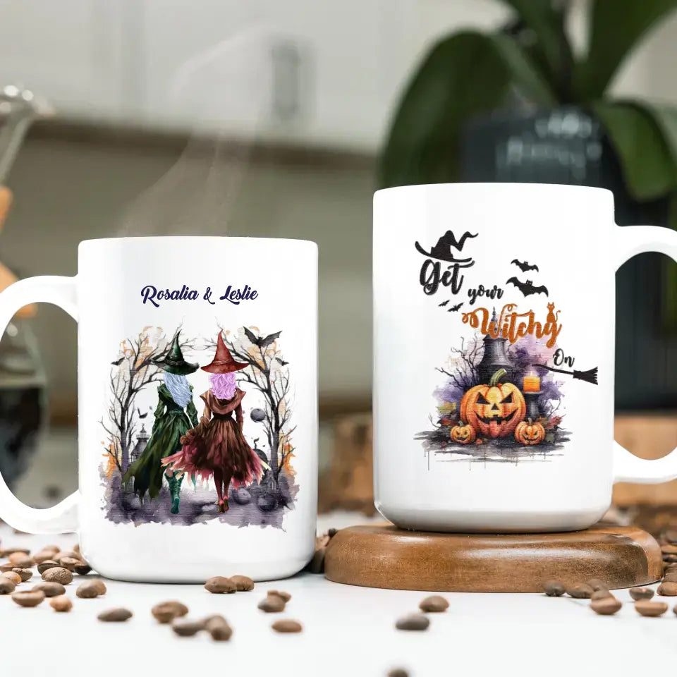 Get Your Witchy - Custom Name - Personalized Gifts For Bestie - Mug