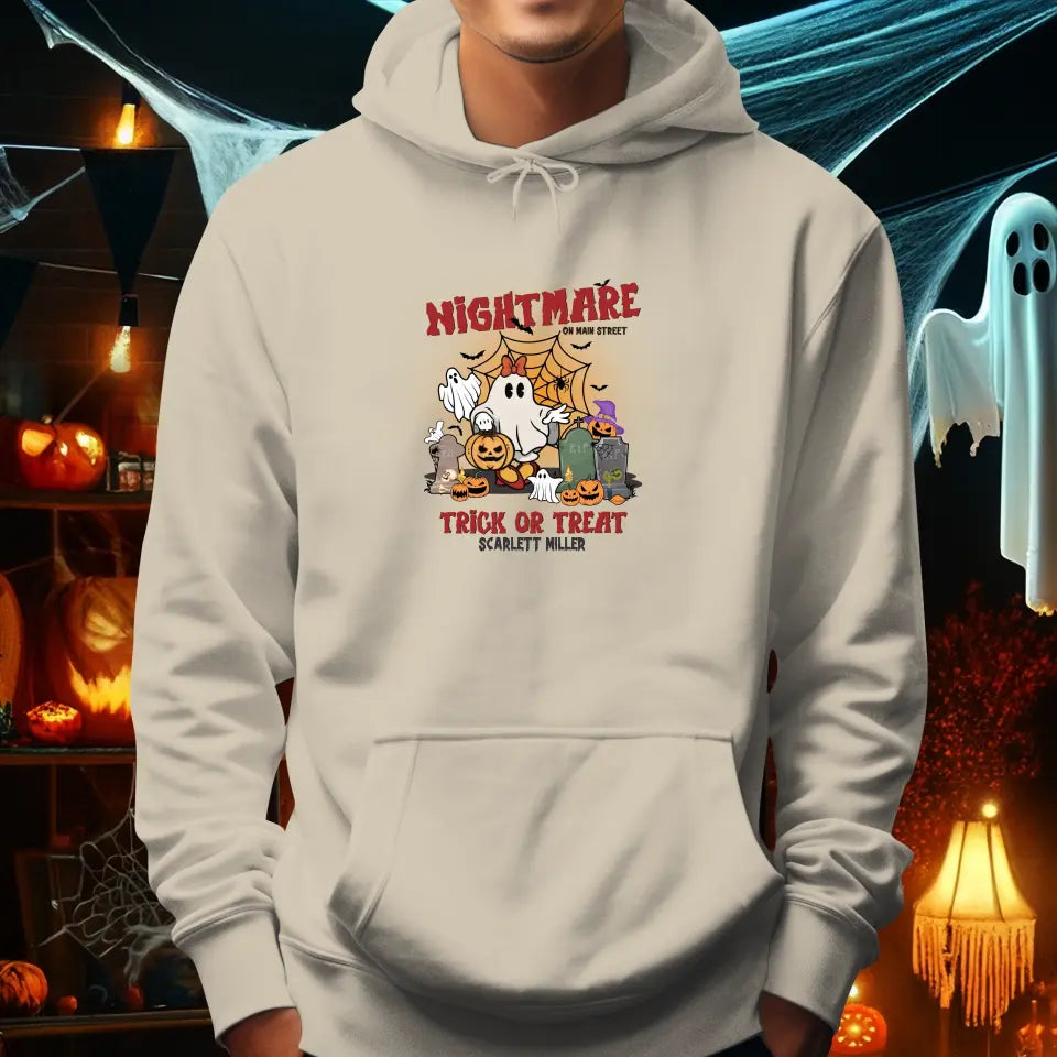 Nightmare On Main Street - Custom Name - Personalized Gifts For Mom - T-Shirt