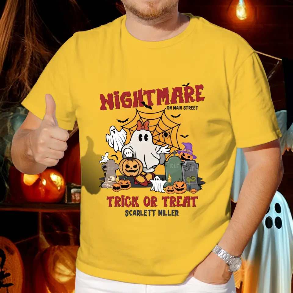 Nightmare On Main Street - Custom Name - Personalized Gifts For Mom - Sweater