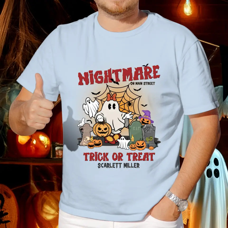 Nightmare On Main Street - Custom Name - Personalized Gifts For Mom - Sweater