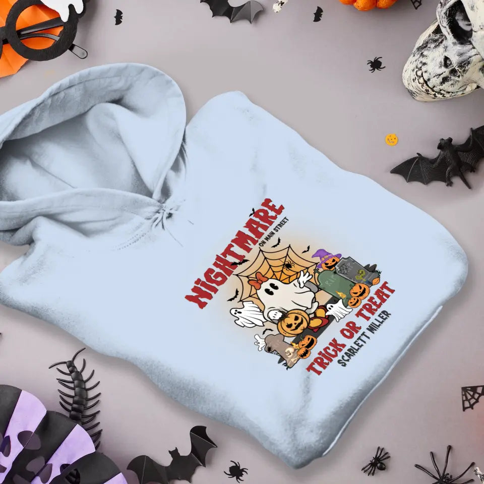 Nightmare On Main Street - Custom Name - Personalized Gifts For Mom - Sweater