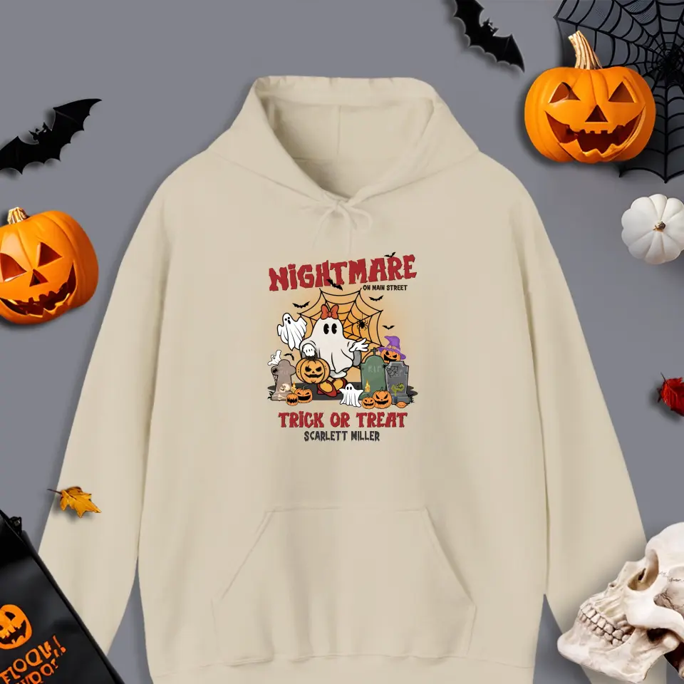 Nightmare On Main Street - Custom Name - Personalized Gifts For Mom - Sweater