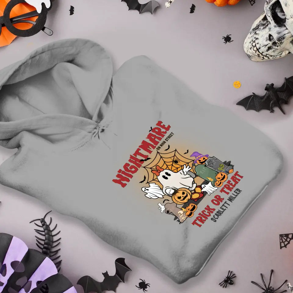 Nightmare On Main Street - Custom Name - Personalized Gifts For Mom - Sweater