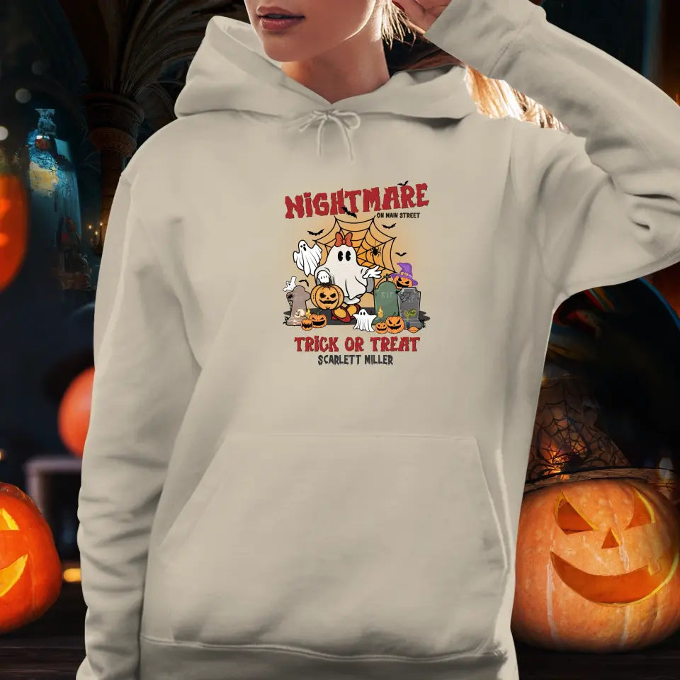 Nightmare On Main Street - Custom Name - Personalized Gifts For Mom - Sweater