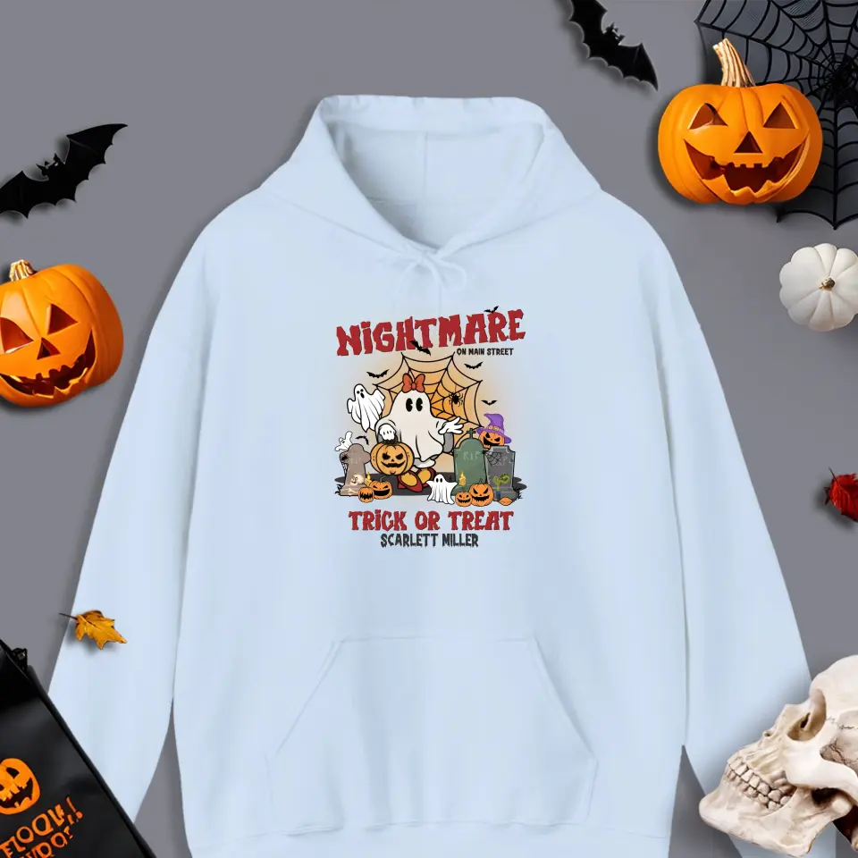 Nightmare On Main Street - Custom Name - Personalized Gifts For Mom - Sweater