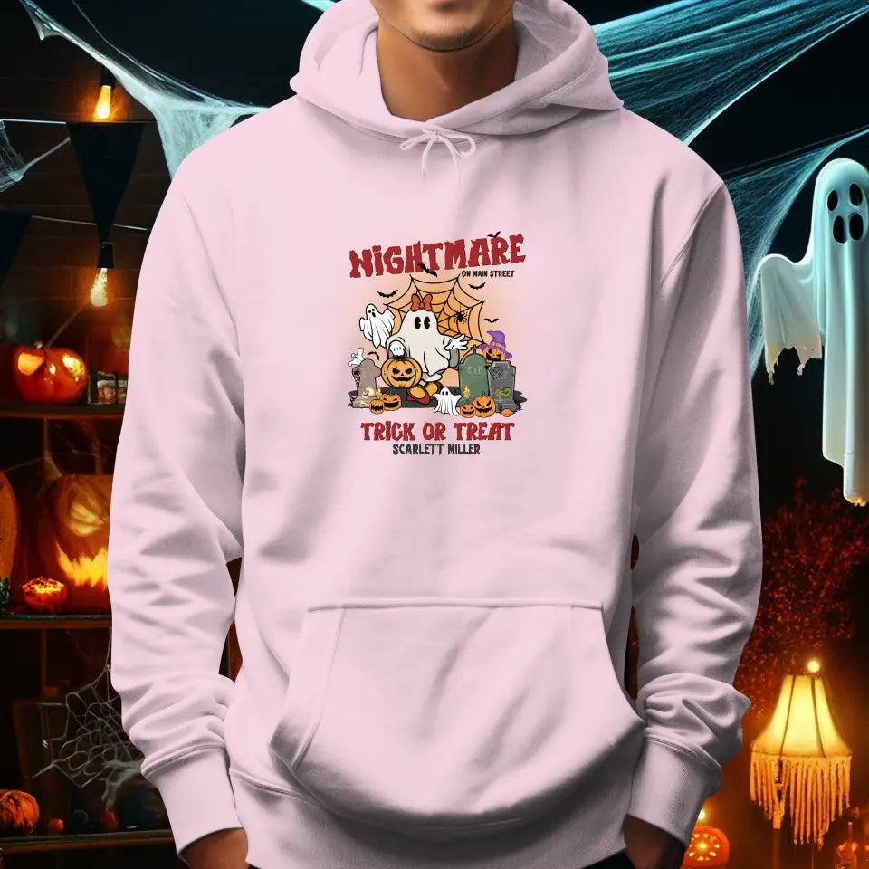 Nightmare On Main Street - Custom Name - Personalized Gifts For Mom - Hoodie