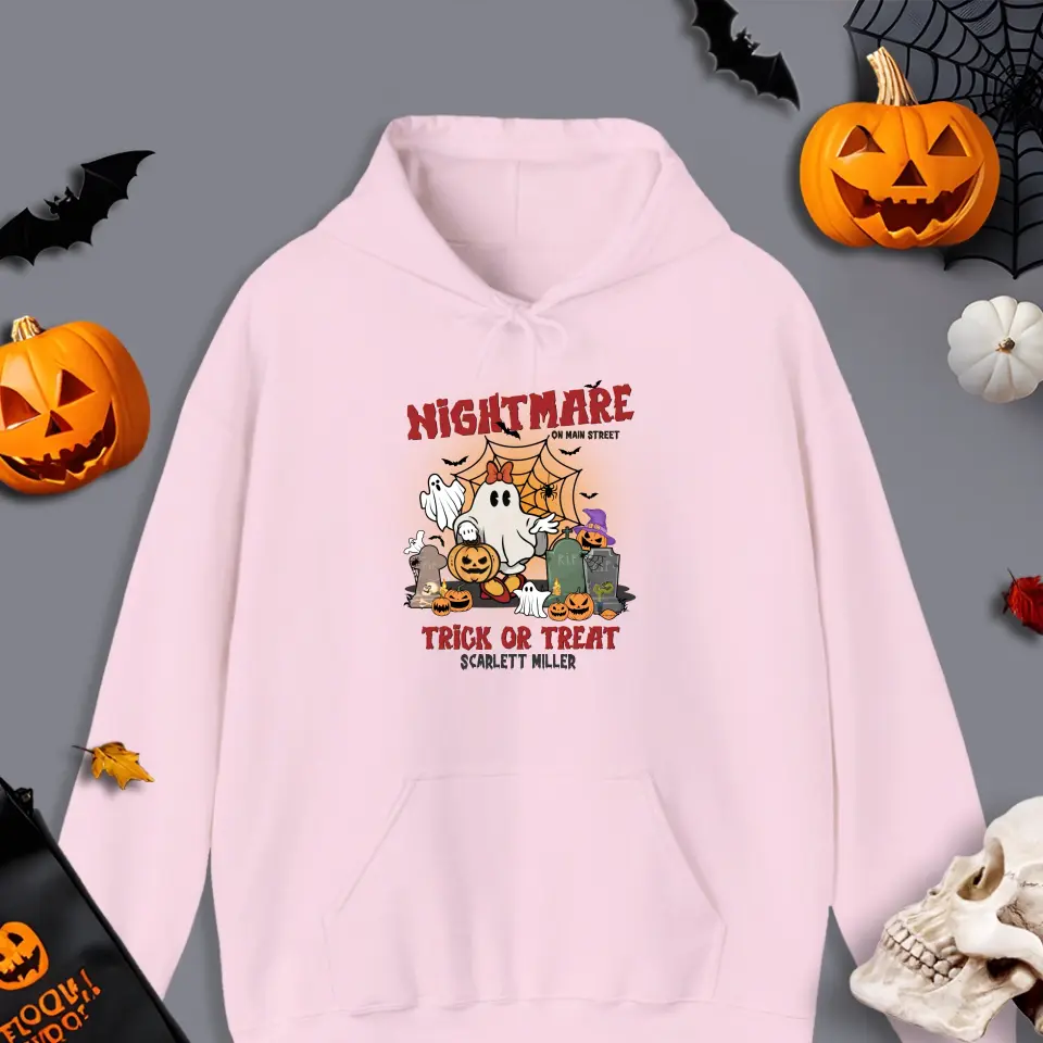 Nightmare On Main Street - Custom Name - Personalized Gifts For Mom - Hoodie