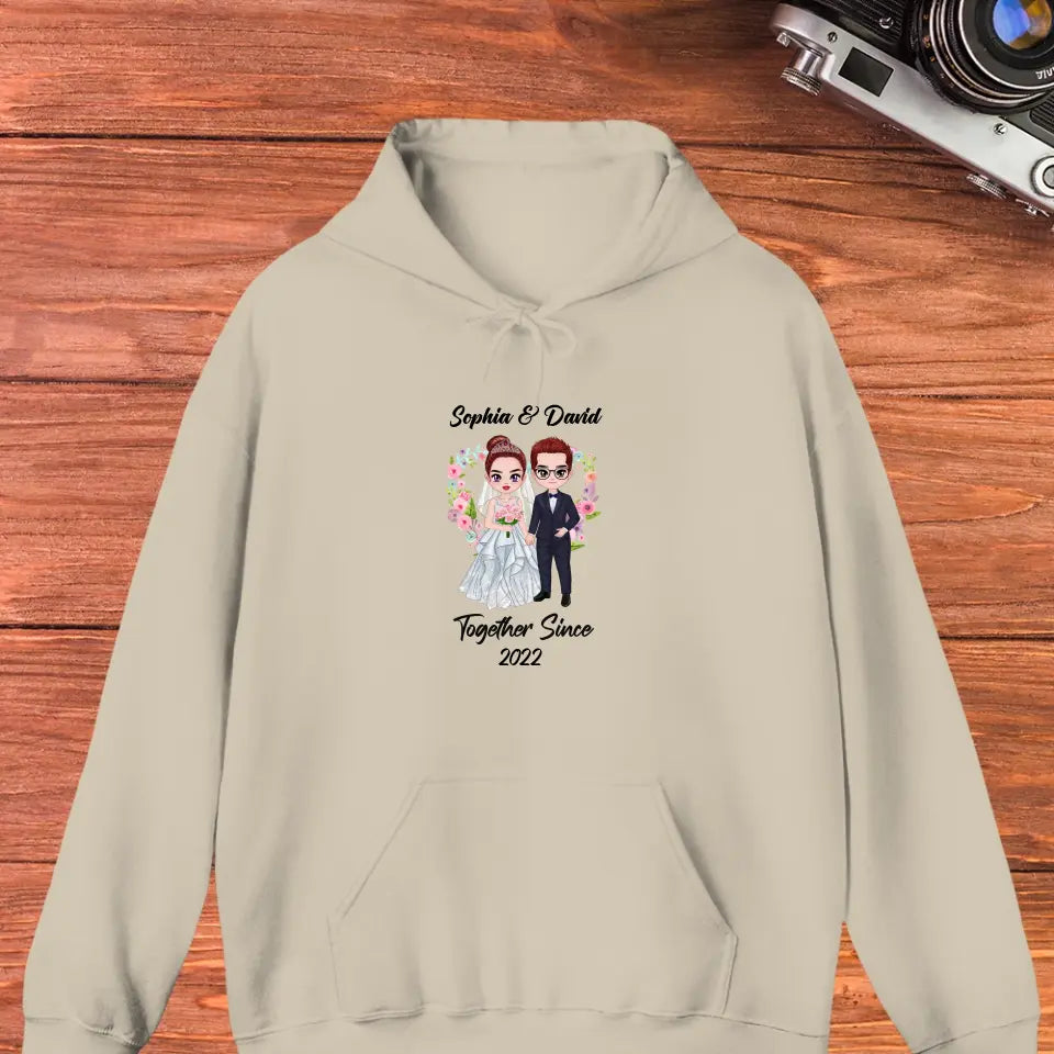 Together Since - Custom Anniversary - Personalized Gifts For Couples - Hoodie