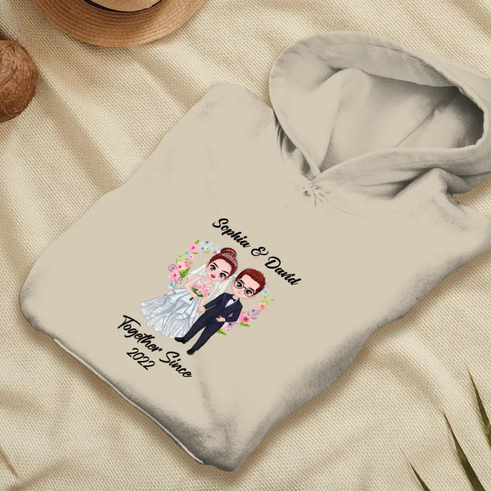 Together Since - Custom Anniversary - Personalized Gifts For Couples - Hoodie