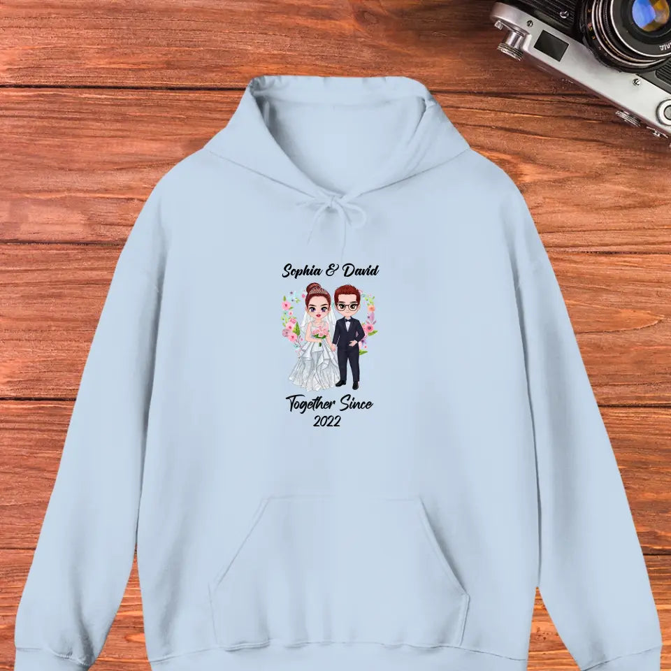 Together Since - Custom Anniversary - Personalized Gifts For Couples - Hoodie