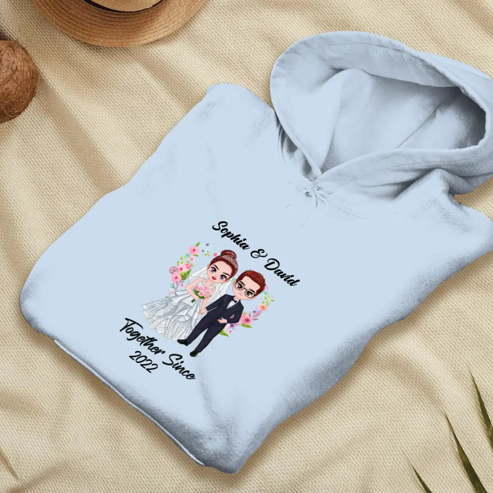 Together Since - Custom Anniversary - Personalized Gifts For Couples - Hoodie