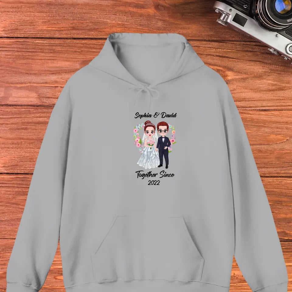 Together Since - Custom Anniversary - Personalized Gifts For Couples - Hoodie