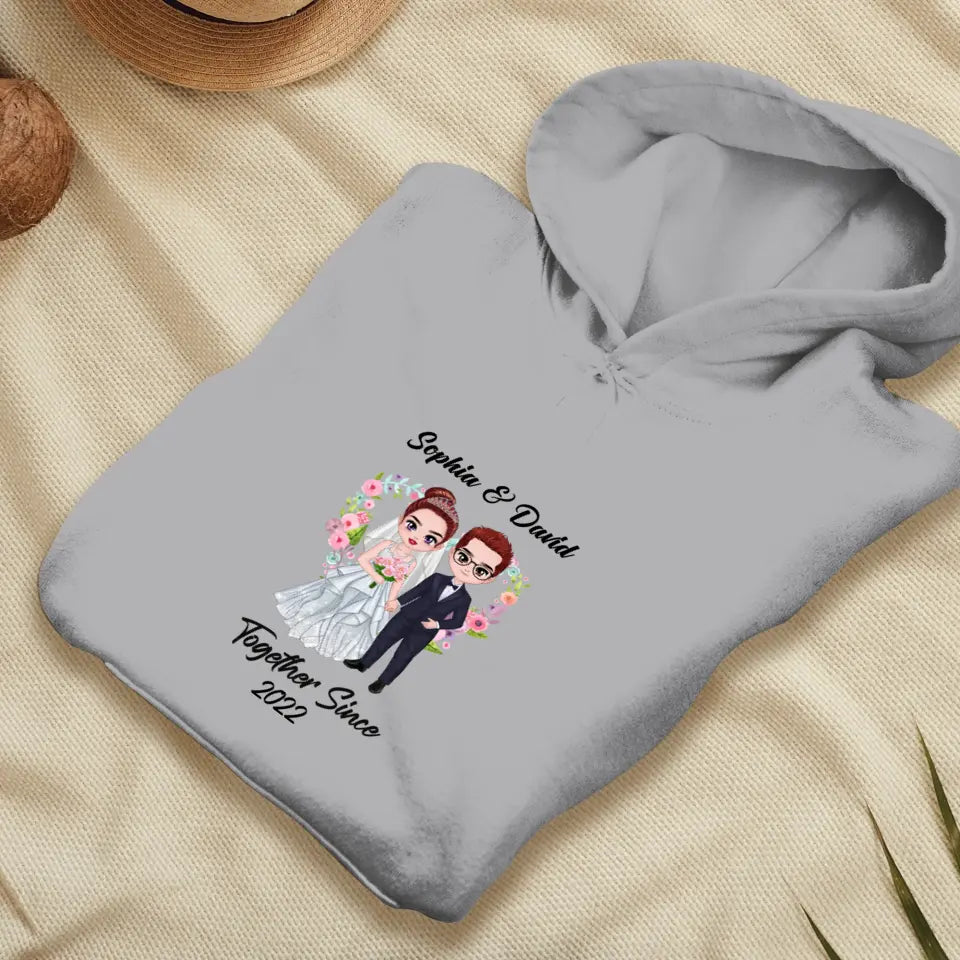 Together Since - Custom Anniversary - Personalized Gifts For Couples - Hoodie