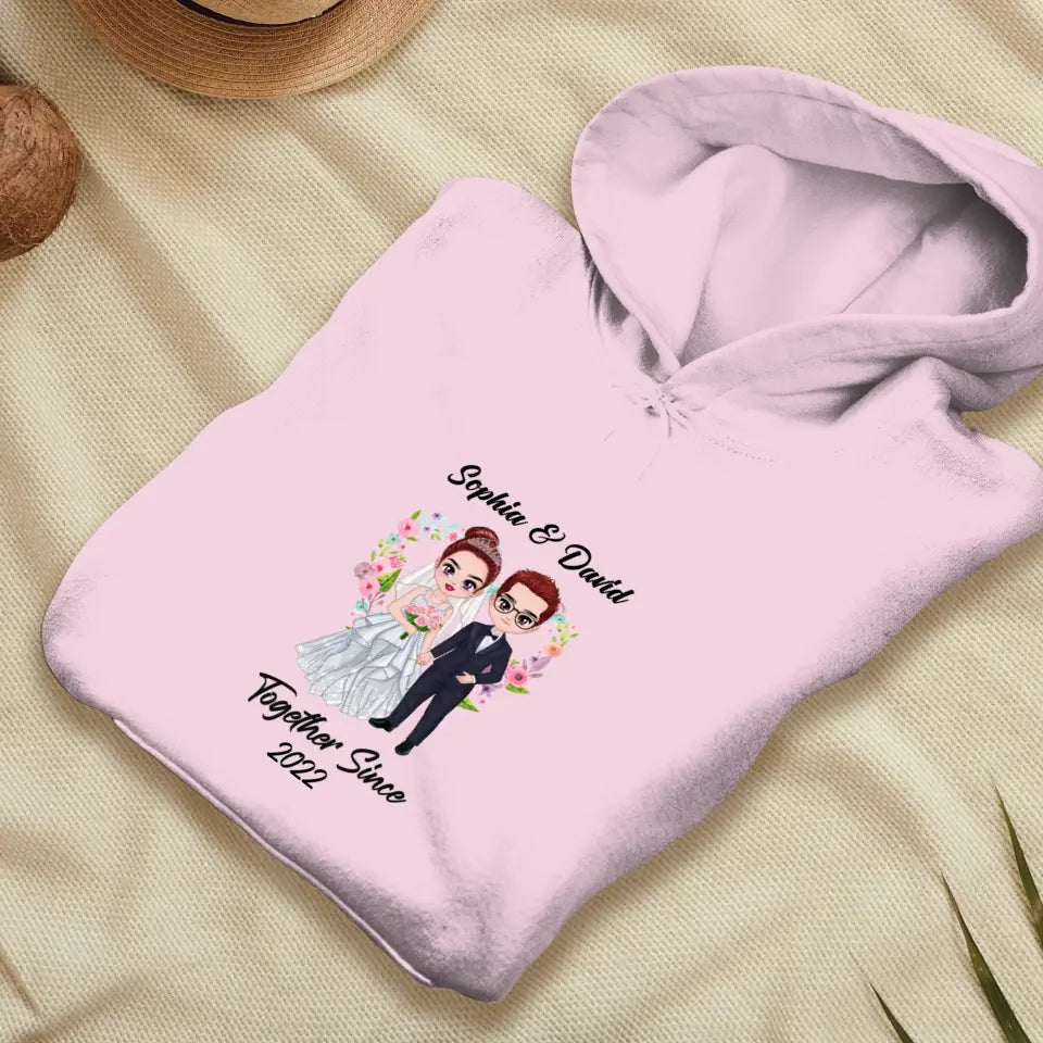 Together Since - Custom Anniversary - Personalized Gifts For Couples - Hoodie