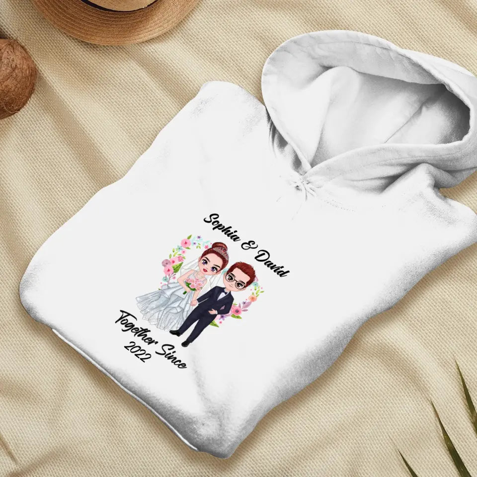 Together Since - Custom Anniversary - Personalized Gifts For Couples - Hoodie