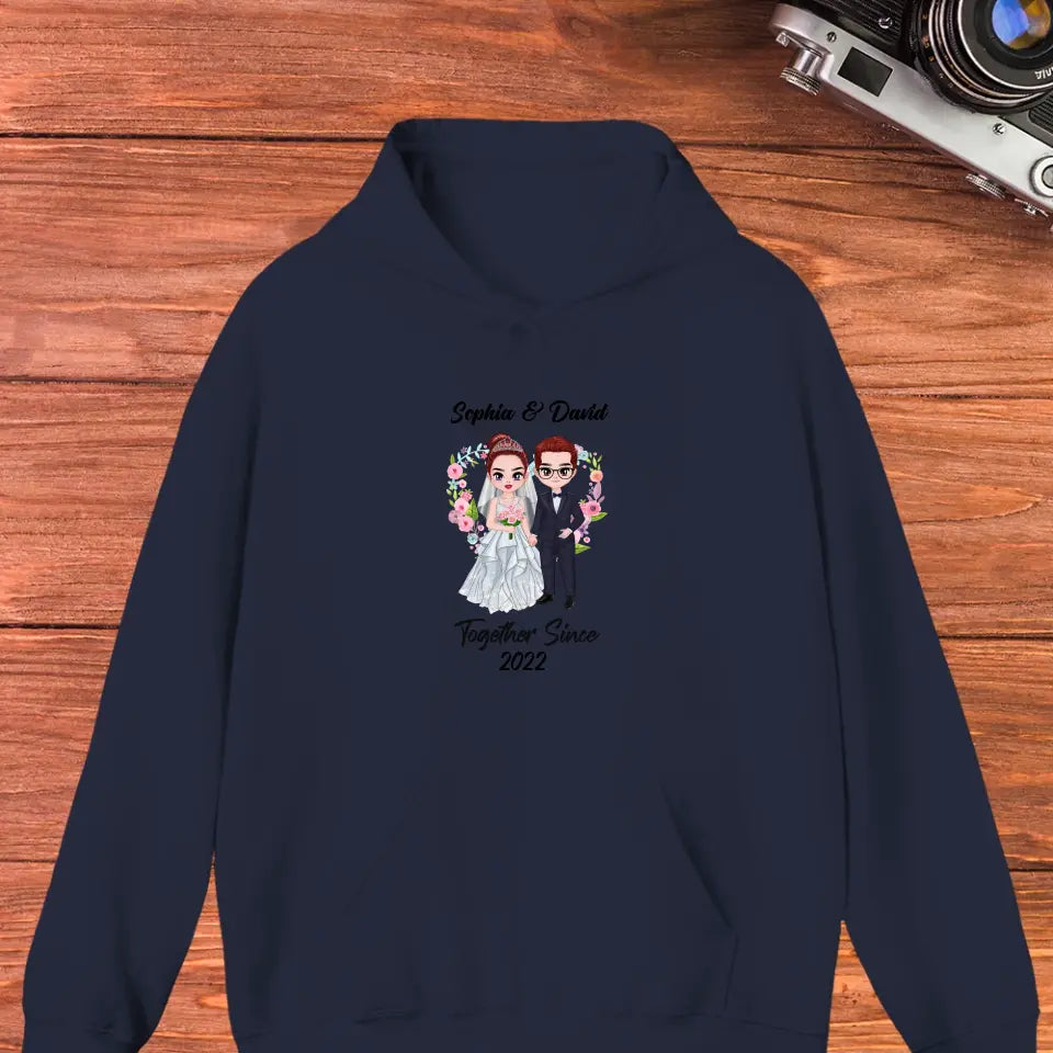 Together Since - Custom Anniversary - Personalized Gifts For Couples - Hoodie