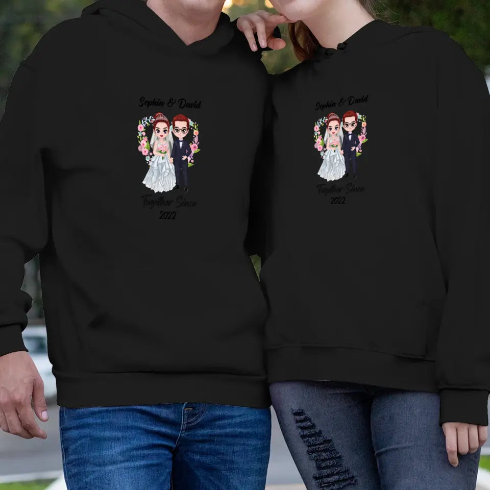 Together Since - Custom Anniversary - Personalized Gifts For Couples - Hoodie