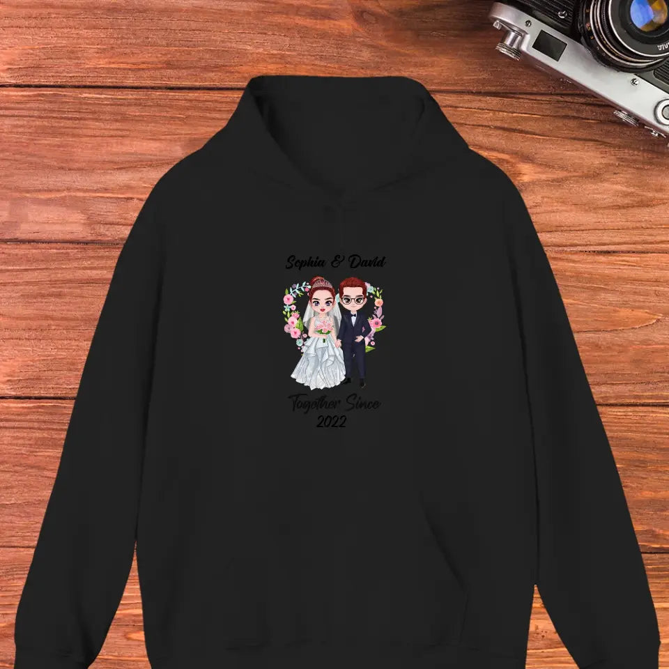 Together Since - Custom Anniversary - Personalized Gifts For Couples - Hoodie