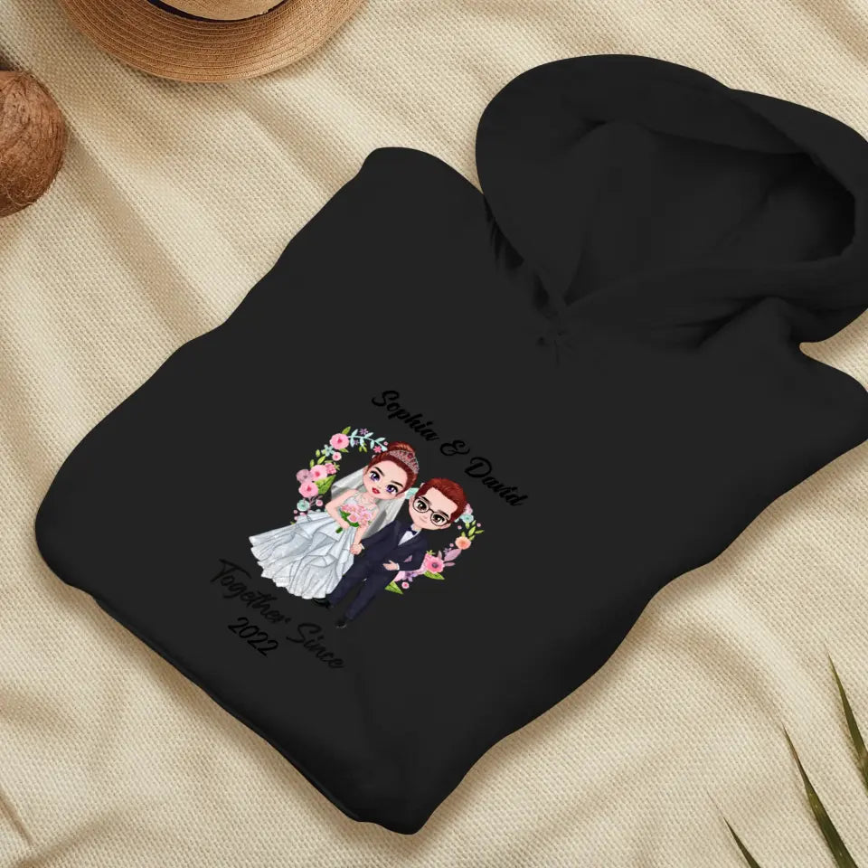 Together Since - Custom Anniversary - Personalized Gifts For Couples - Hoodie