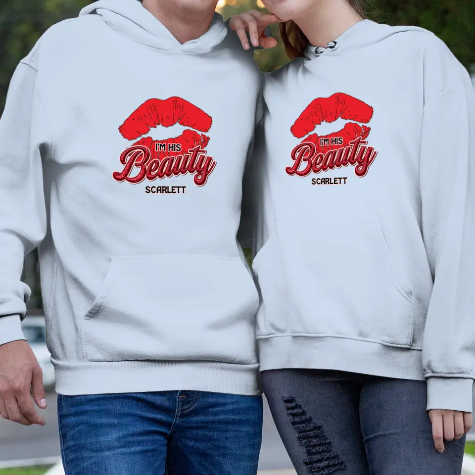 Beauty & Beast - Personalized Gifts For Couples - Unisex Hoodie