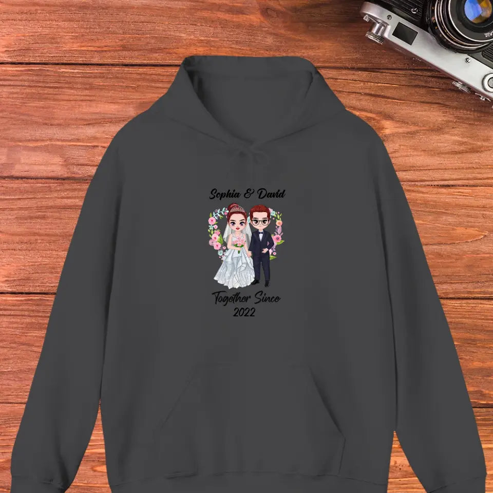 Together Since - Custom Anniversary - Personalized Gifts For Couples - Hoodie