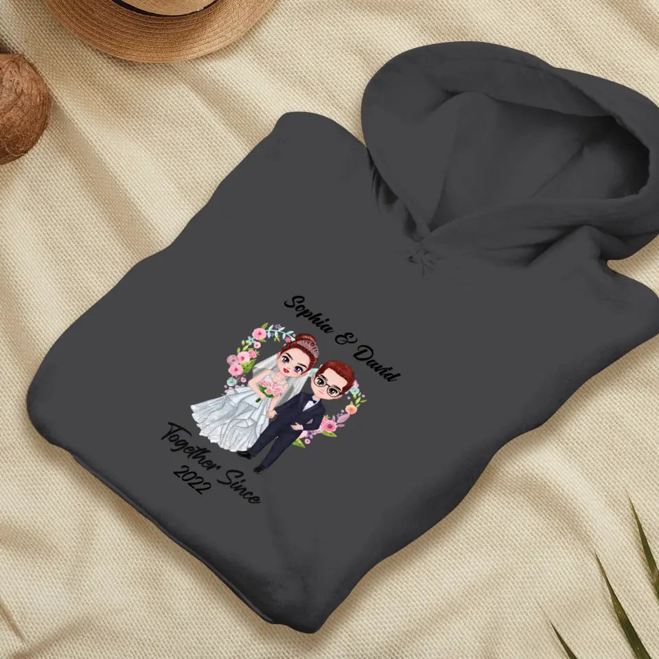 Together Since - Custom Anniversary - Personalized Gifts For Couples - Hoodie