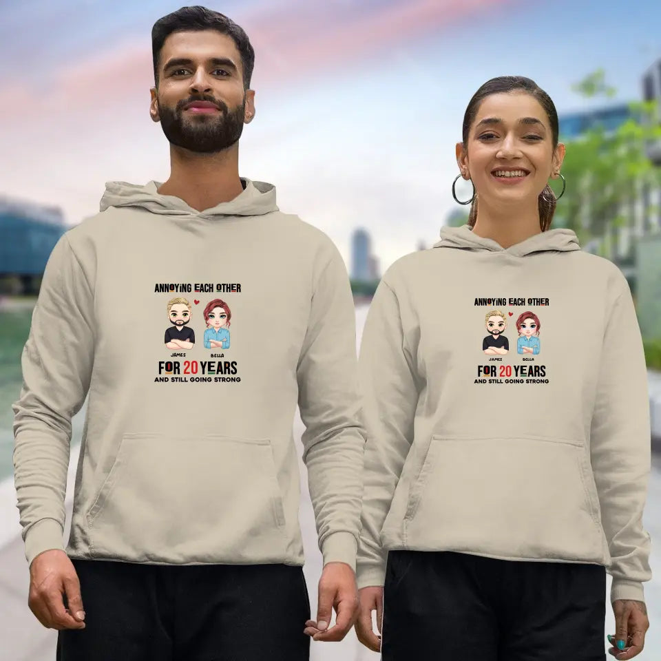 Annoying Each Other - Personalized Gifts for 
Couples - Unisex Hoodie