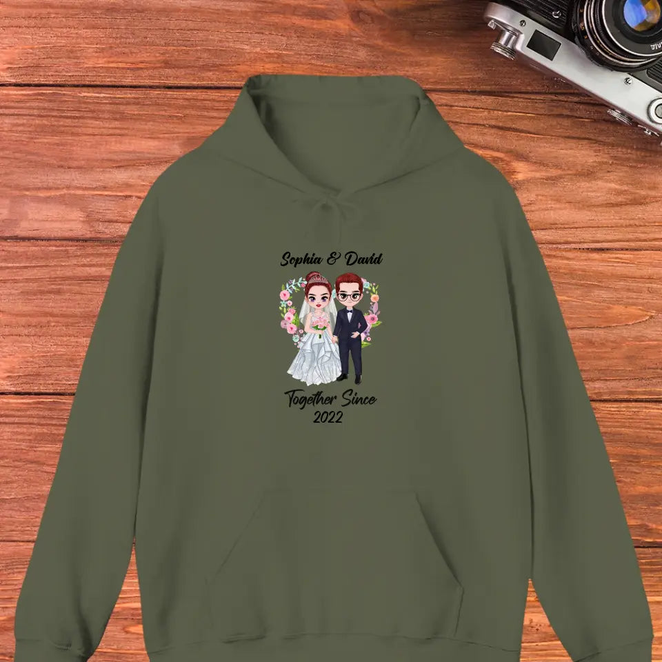 Together Since - Custom Anniversary - Personalized Gifts For Couples - Hoodie