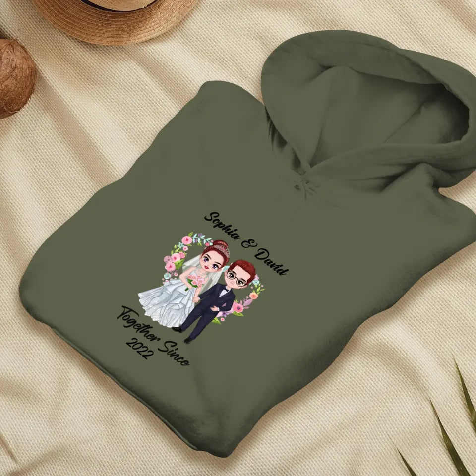 Together Since - Custom Anniversary - Personalized Gifts For Couples - Hoodie