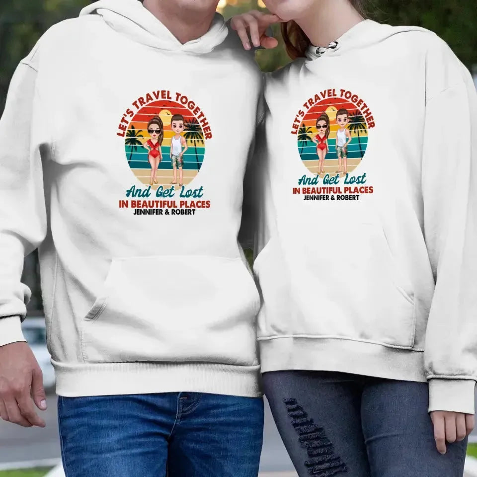 You Are My Home & My Adventure - Personalized Gifts For Couples - Unisex Hoodie