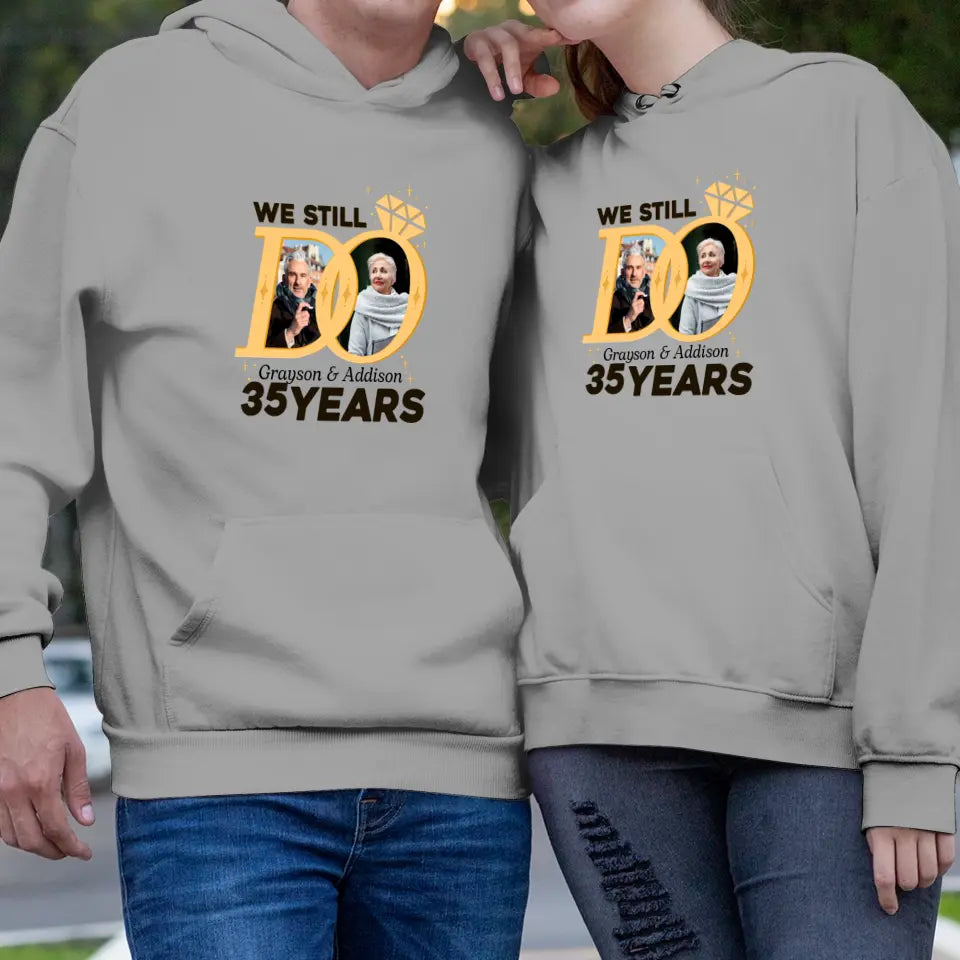 We Still Do Like Diamonds - Personalized Gifts For Couples - Unisex Hoodie