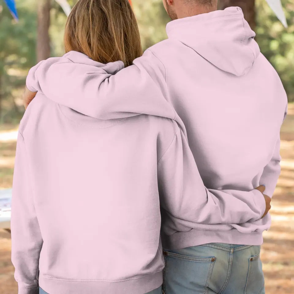 Honeymoon With Love - Custom Photo - Personalized Gifts for Couples - Unisex Hoodie