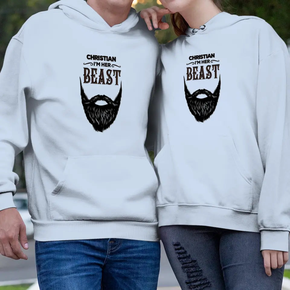 Beauty & Beast - Personalized Gifts For Couples - Unisex Hoodie