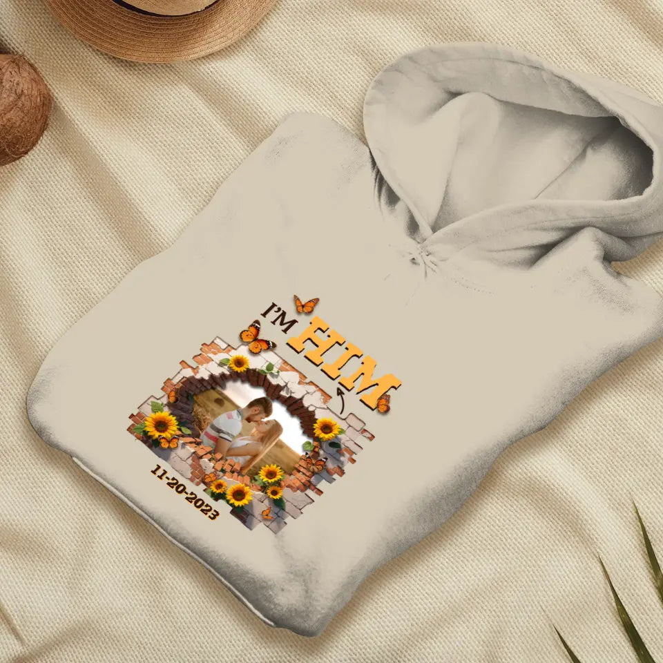 Still In Love With Him - Custom Photo - Personalized Gifts for Couples - Hoodie